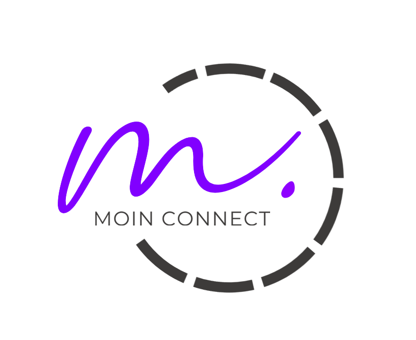 Logo moin connect mit Schrift
